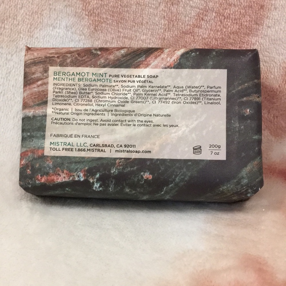 Mistral Malachite Scented Luxury Hand Soap NWT Large 7 oz Bar France - Picture 7 of 8